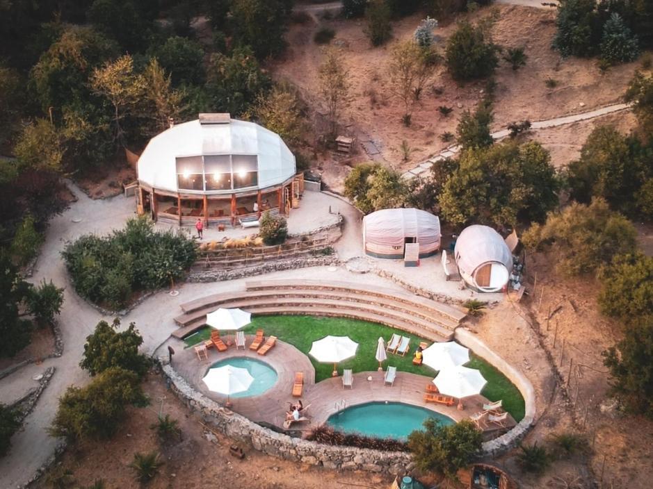 Biosfera Lodge Olmue Bagian luar foto